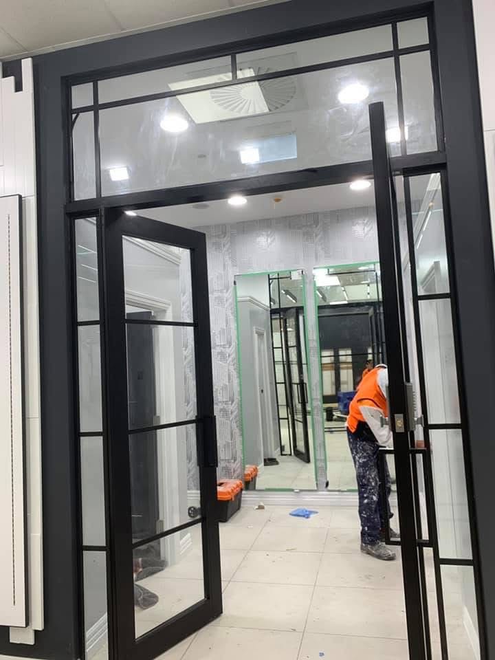 Interior painting — commercial ceiling